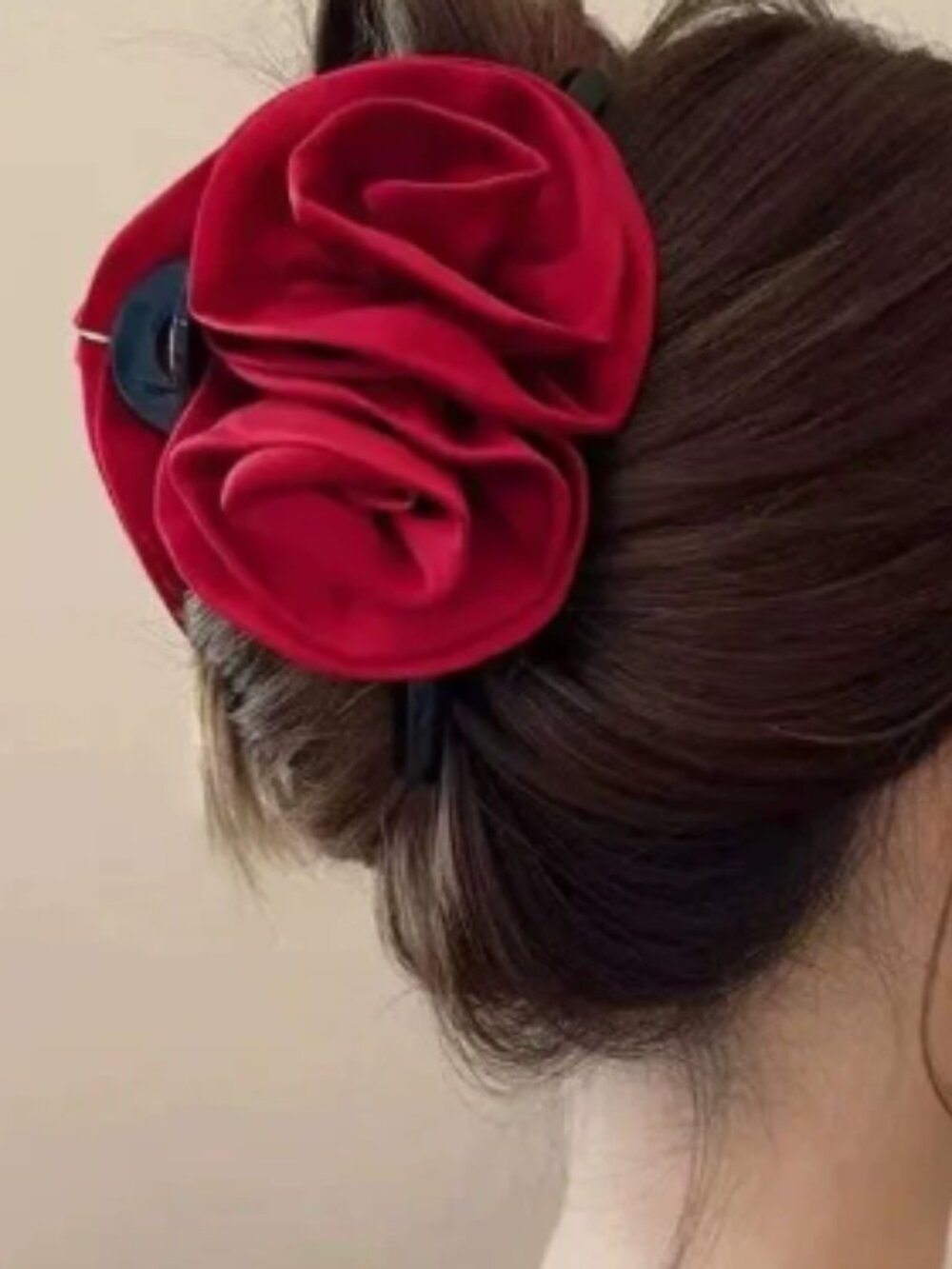 Women’s Oversized Satin Bow Hair Claw Clip